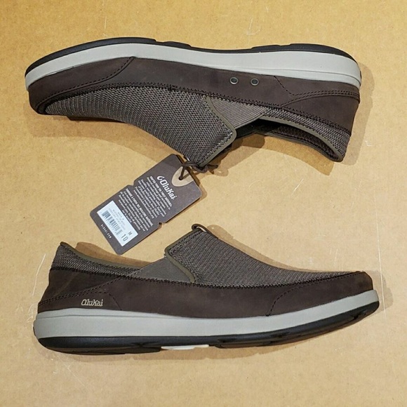 OluKai Other - 🆕 Olukai | Makia Slip-On | Mustang/Wood | 10